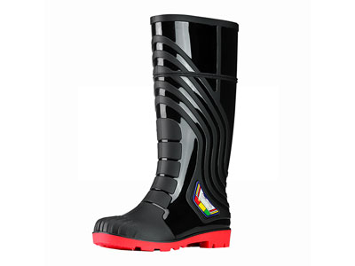 Botas de lluvia de PVC de dos colores
